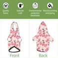 thumbnail image 6 of Honeii Summer Flamingo Print Small Dog Hoodies Pet Hooded Sweatshirts Fall Winter Puppy Cat Sweaters Warm Clothes for Small Dogs Outfits Costume-X-Small, 6 of 7