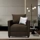 thumbnail image 4 of Sala Modular 3-2-1 El Bazar Store Atlanta Lino Chocolate Sofa Love seat sillon, 4 of 8