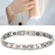 thumbnail image 4 of Pulsera Femenina Cadena De Mano De Acero Inoxidable Pulsera De Terapia Magnética Pulsera De Cuidado De La Salud Joyas Para Niñas Pulsera De Plata Para Mujer Terapia Magnética, 4 of 8