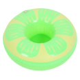 thumbnail image 1 of Portavasos flotante, flotador inflable, bandeja para bebidas de cerveza, regalo de PVC (limón verde), 1 of 3