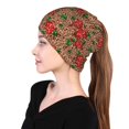 thumbnail image 6 of KLL Rose Mix Leopard 1 Pirnt Wicking Running Beanie Head Wrap Cycling Bandana for Men Women, 6 of 8