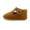 Brown, variant on Odeerbi 2025 Baby First Walkers Boys Girls Shoes Non-Slip Rubber Sole High-Top Infant First Walking Shoes Toddler Crib Shoes Newborn Loafers Flats