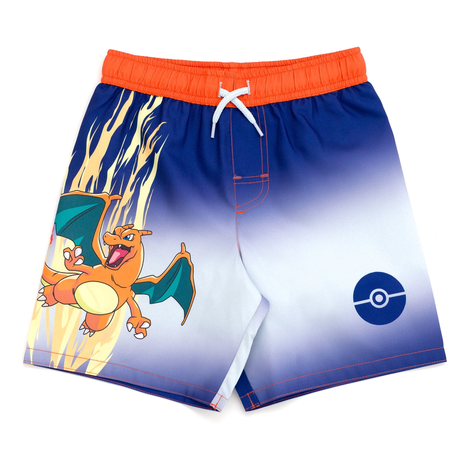 Pokemon Charizard UPF 50+ Rash Guard and Swim Trunks Outfit Set Little Kid to Big Kid