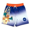 thumbnail image 5 of Pokemon Charizard UPF 50+ Rash Guard and Swim Trunks Outfit Set Little Kid to Big Kid, 5 of 5