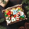 thumbnail image 6 of Christmas Cookie Cutter Set - 6 Pieces Christmas Cookie Cutter Shapes, Stainless Steel Cookie Cutters - Gingerbread Man, Snowflake, Christmas Tree, Angel, Snow Man,Candy Cane for Holiday, 6 of 7