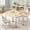 Wood, variant on DOREROOM Kids Table and 2 Chairs Set, Height-Adjustable Toddler Table and Chair Set with Graffiti Desktop, 31.5''L x 23.6''W Children Activity Table for Daycare, Classroom, Home