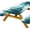 Blue Green, variant on 4th of July Picnic Table Cover with Bench Covers, Patriotic USA Stars Waterproof Elastic Fitted Tablecloth, Independence Day Outdoor Camping Patio Essentials 3PCS with ,60in