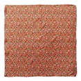 thumbnail image 4 of Bimba Orange Leaves & Flowerpecker Bird Pure Silk Printed Scarf Dupatta Head Neck Wrap Bandanas For Women 40 x 40 Inches, 4 of 6