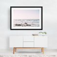 thumbnail image 2 of Pelicans Over Ocean - Monterey California Photography Ocean Waves Seascape Coast Beach Nature Minimalist Black Framed Wall Art Print 16 x 24 inches, 2 of 4
