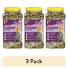 (3 pack) 3-D Pet Products Premium Cockatiel Bird Food Seeds, with Probiotics, 4.5 lb. Stay Fresh Jar