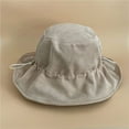 thumbnail image 2 of CoCopeaunts Corduroy Bucket Hat Women Autumn Winter Warm Leisure Folds Drawstring Basin Hat Wide Brim Ruffles Fisherman Hat, 2 of 8