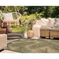 thumbnail image 2 of Liora Manne  Carmel Fronds Indoor/Outdoor Rug Green 3'3" x 4'11" 3' x 5' Outdoor,Indoor,Accent Kitchen,Dining Room,Patio Tan,Green Rectangle, 2 of 5