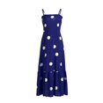 thumbnail image 2 of Boho Femmes Vacances d'Été Polka Dot Robe Plage Longue Chemise, 2 of 4