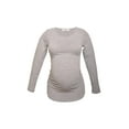 thumbnail image 3 of LVMA2300 - 100% premium Cotton - Women Long Sleeve Maternity T-Shirt, 3 of 9