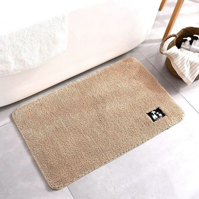 Non Slip Bathroom Mat Absorbent Floor Mat | Entrance Door Mat Bedroom Carpet | Washable Polyester Rug for Kitchen Laundry Room