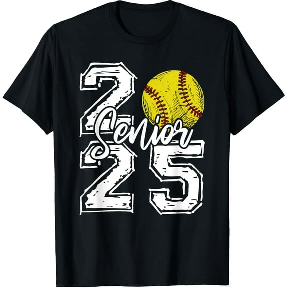 Class of 2025 Softball Senior 2025 Back To School Funny T-Shirt