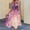 Pink#9, variant on Jesvior Midi Dresses for Women Sleeveless Crew Neck Solid Loose Irregular A Line Tank Dress Flowy Beaach Vacation Clothes Casual Summer Dresses