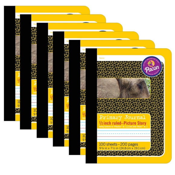 PACON (6 EA) COMPOSITION BOOK 1/2IN