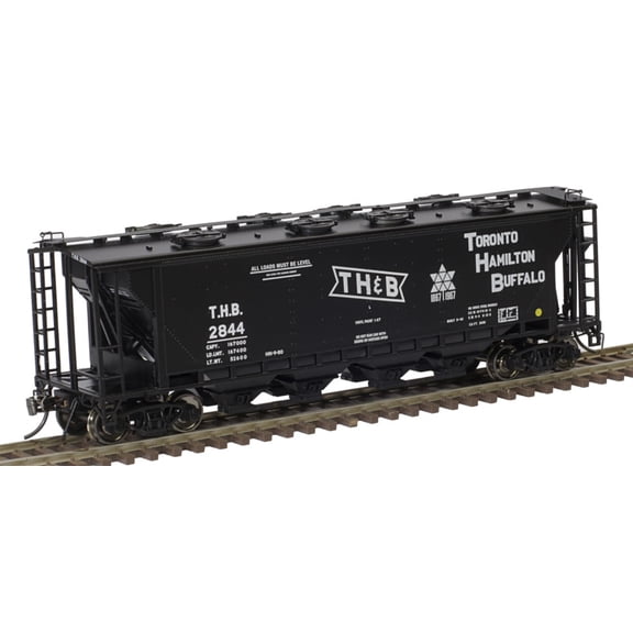 Atlas HO Scale Slab-Side Covered Hopper Toronto, Hamilton & Buffalo/TH&B #2850