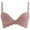 Purple Bras, variant on SMihono T-Shirt Bras for Women Wireless Lightweight 1/2 Cup Push up Padded Soft Breathable Cute Sleep Bras Trendy Bralette Beige 36/80AB