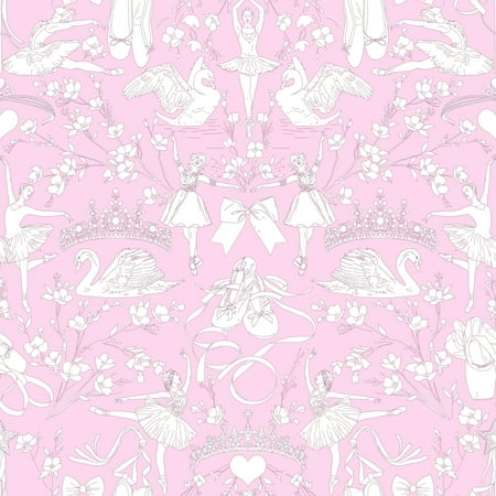 Ballet Toile Wallpaper