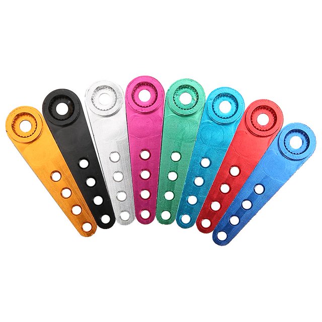 8 Colors 25T Aluminum Alloy RC Servo Arm Accessory Fit for Futaba/JR RC Servo