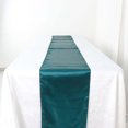 thumbnail image 3 of Efavormart Premium SATIN Table Top Runner For Weddings Birthday Party Fit Rectangle and Round Table 12" x 108"  Peacock Teal, 3 of 11
