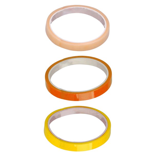 3 Manualidades con Cinta de Bola Adhesiva. Amarillo claro y naranja y amarillo Baoblaze Cintas de bolas adhesivas