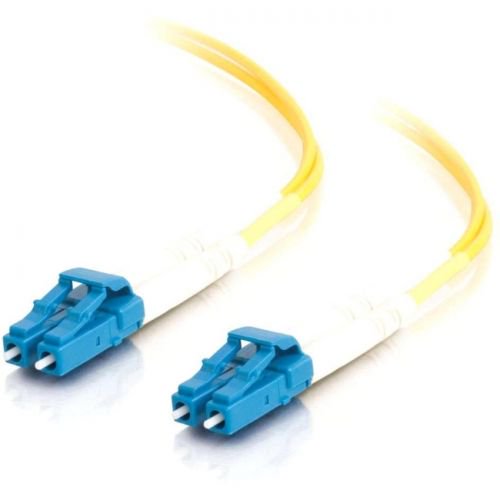 10m LC-LC 9/125 OS1 Duplex Singlemode PVC Fiber Optic Cable - Yellow