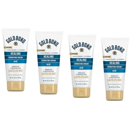4 Pack - Gold Bond Ultimate Healing Skin Cream with Aloe 5.5 oz Each