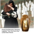 thumbnail image 3 of Deer Burial Urns For Adult Ashes Female And Male - Funeral Urns For Adult Ashes Mother Father - Brown Cremation Urn For Man And Woman - 10 Inch Large Decorative Urn For Woman, 3 of 10