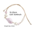 thumbnail image 5 of Ocean Theme Handmade Ceramic Shell Resin Braided Cord Jewelry For Daily Wear, 5 of 14