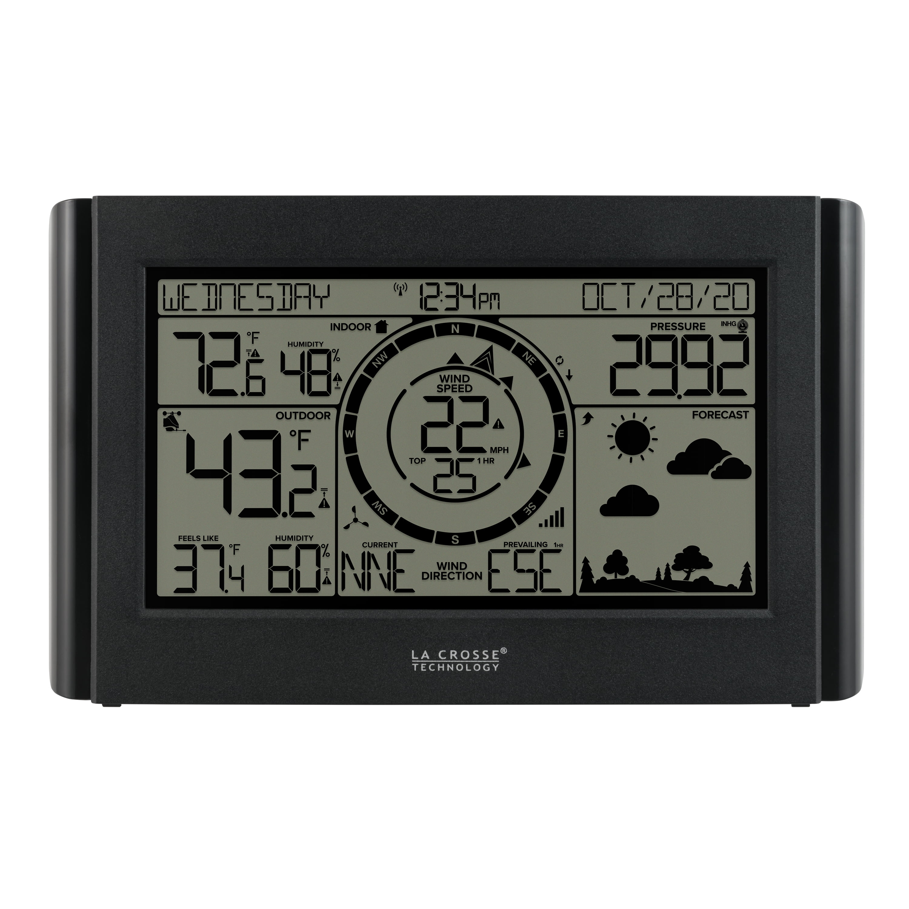 La Crosse Technology Digital Monochromatic Wireless Weather Station, 328-96087-INT