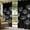 Black, variant on Outdoor Curtains for Patio Waterproof, Spring Dandelion Outdoor Privacy Panels Grommet, Modern Country Flower Black White Blackout Outside Curtains for Porch/Cabana/Pergola/Gazebo 54"x108", 2 Panels