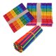 thumbnail image 3 of 80 Pcs Assorted Color Popsicle Sticks for DIY Craft Projects Wood stir paint stick 4.33 inches, 3 of 5