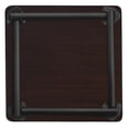 thumbnail image 3 of Regency Kee 30" Square Folding Breakroom Table- Mahogany/ Black, 3 of 7