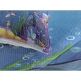 thumbnail image 3 of Ambesonne Colorful Quilted Coverlet 3 Pcs, Cartoon Mermaid Fish, Queen Size, Multicolor, 3 of 4