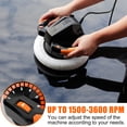 thumbnail image 4 of Pulidora amortiguadora THINKWORK de 10 pulgadas con 4 capós 1500-3600 RPM, 4 of 7
