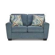 Signature Design by Ashley Cashton Blue Loveseat