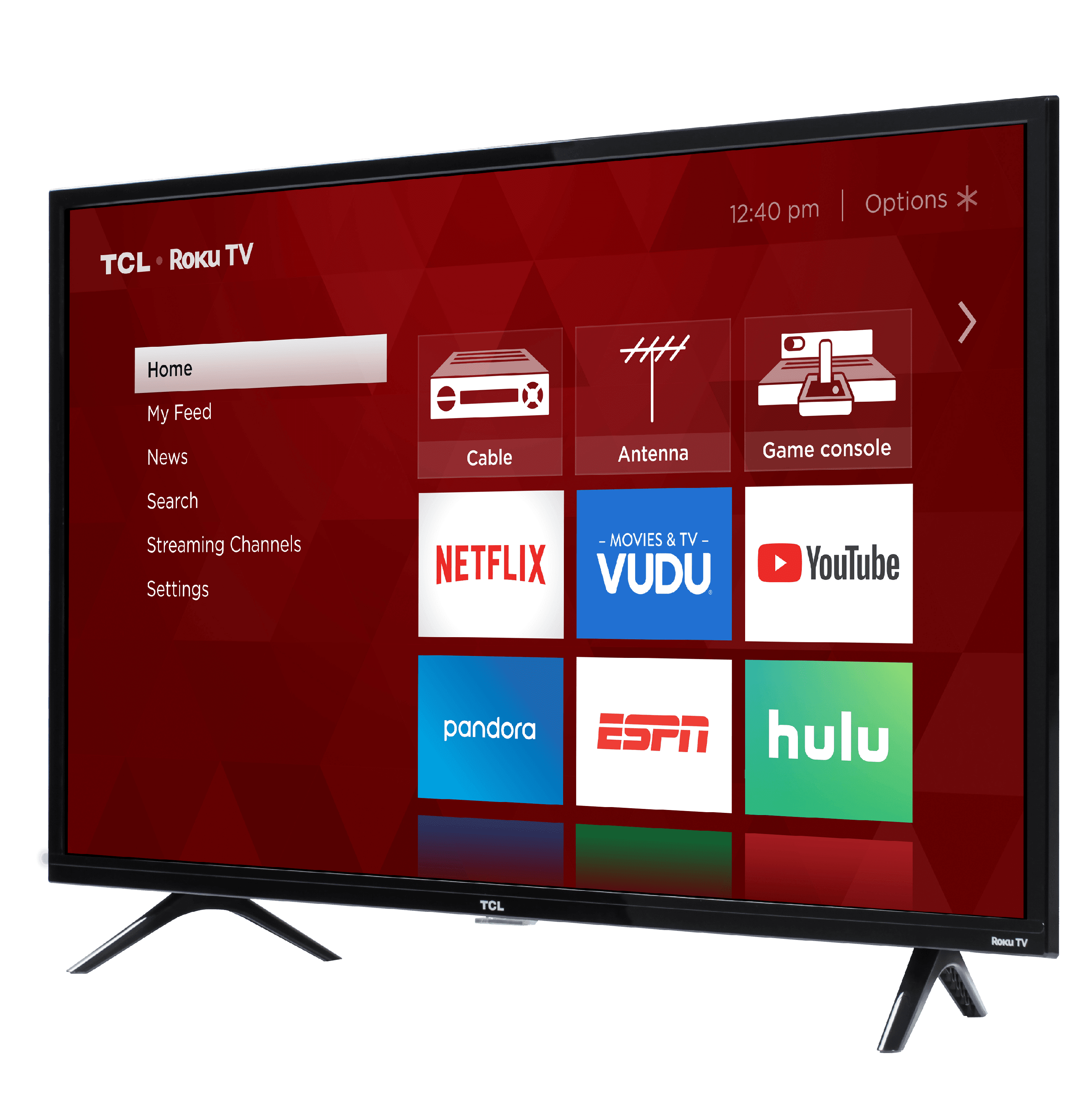 Pantalla TCL Smart TV 40 pulg. 40A343 Led 4K FHD