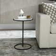 thumbnail image 4 of Uttermost Twofold White Marble Accent Table, 4 of 7