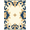 Ivory, Pattern 10, variant on ODIKA 4'x6' Machine Washable Non-Slip Area Rug, Modern Navy Blue High Traffic Rug, Blue, 1093601