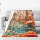 thumbnail image 1 of Balery Fantasy Underwater Jellyfish Manta de Felpa Suave y Acogedora – Cobija de Franela Aterciopelada para Cama, Lavable y Cálida para Sofá, Mascotas, Transpirable-60"x50", 1 of 7