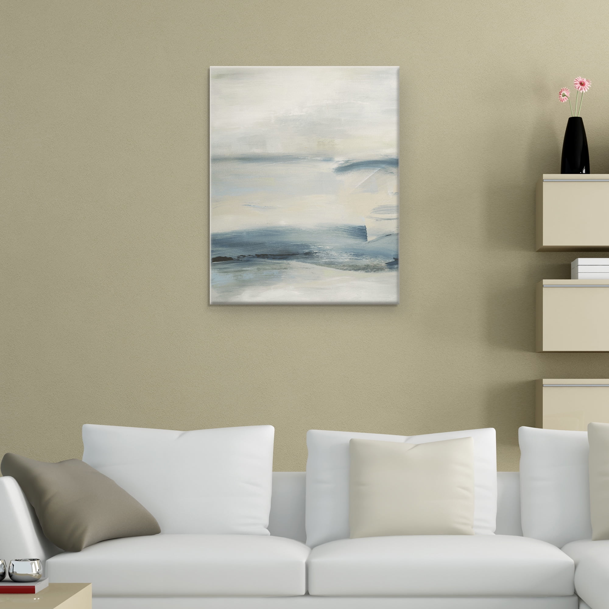 Drifting Tides I by Judy Shapiro Wrapped Canvas Painting Art Print