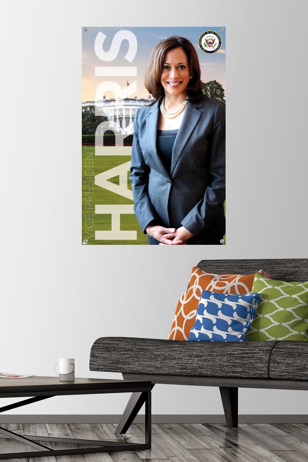 Kamala Harris - Vice President Wall Poster with Pushpins, 22.375" x 34"