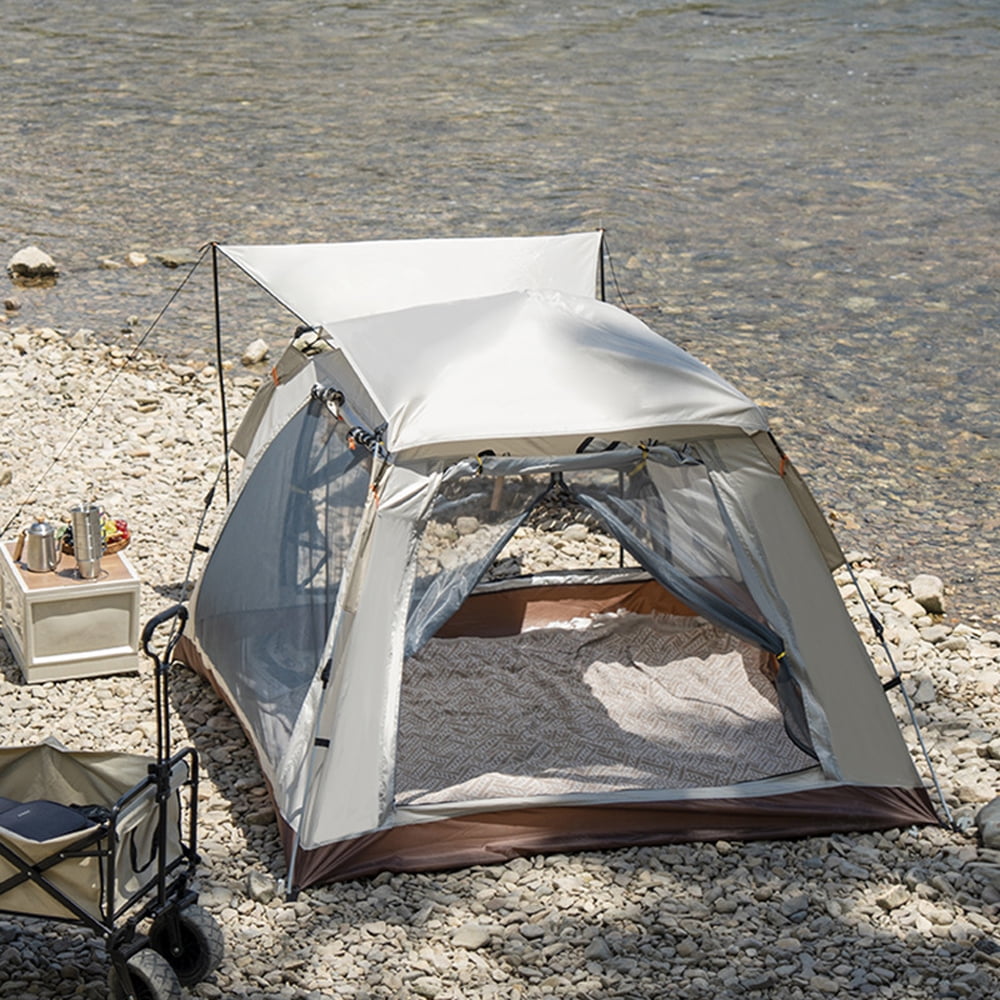 Outdoor Self-driving Travel Camping Tent Automatic Quick-opening Tent Portable Rainproof Sunshine-proof Tent Fishing Hiking Sunshine Shelter