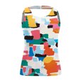 thumbnail image 4 of Hauts de Tankini Modestes pour Femmes Haut de Maillot de Bain Seulement Col Rond Graphique Hauts de Maillot de Bain Dos Découpé, 4 of 4