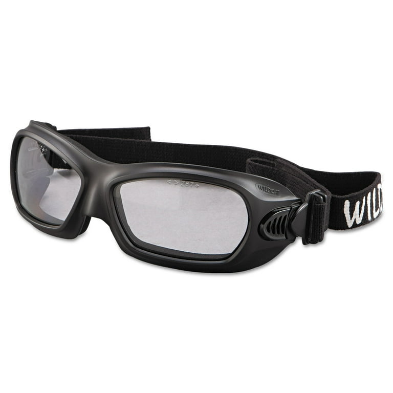 V80 WildCat Safety Goggles, Black Frame, Clear Lens V80 WildCat Safety Goggles, Black Frame, Clear Lens
