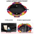 thumbnail image 3 of Rainbow Tie Dye Mandala Travel Tote Bags for Women Carry On,Large Weekender Bags for Women Travel,Multi Functional Duffle Bag for Work,Shopping,Sports, 3 of 5