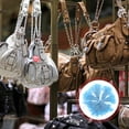 thumbnail image 2 of IFANLANDOR 1000Pcs Cotton Hanging Tag String Blue for Clothing Price Tags with Durable Snap Lock Clasp, 2 of 5